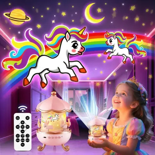 Onefire Kids Night Light with 15 Films+15 White Noises，Baby Night - TikTok Shop