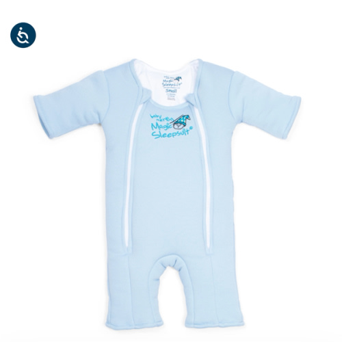Blue Baby Merlin’s Magic Sleepsuit – 100% Cotton for Better Baby Sleep