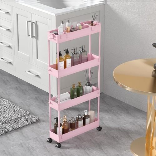 Slim Storage Cart 4 Tier