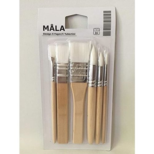 IKEA Mala Kids "Painting Brushes" | Set of 6
