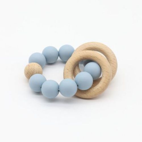 MyKids-USA Baby Multicolor Chewable Teether with a Soothing Chain