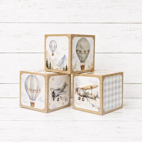 Adventure Nursery Room - Hot Air Balloons - Airplanes - Whimsical Designs - Boy Nursery - Oh The Places You’ll Go Baby Shower - 2 Inch