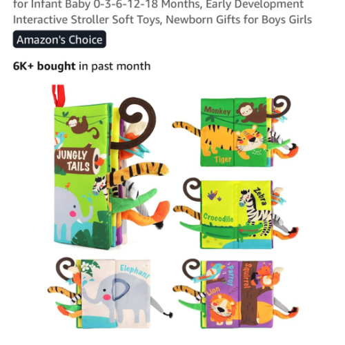 Amazon.com : crinkle books for babies