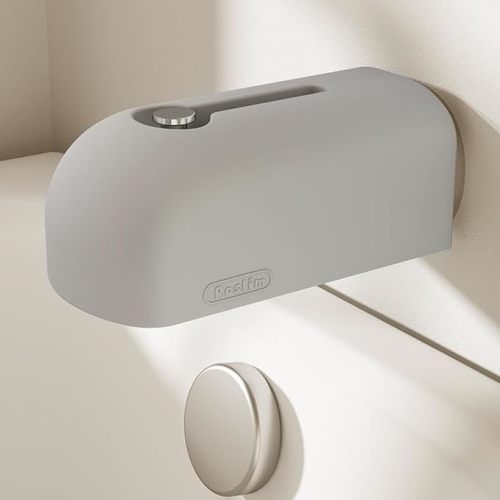 Bathtub Faucet Cover, Soft Silicone Bath Faucet Cover for Kids, Bath Spout Cover for Tub, Faucet Cover for Bathtub Safety, Toddler Bath Tub Water Spout Cover, Universal Fit (Grey)