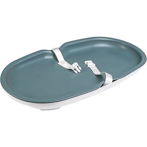 Ubbi Baby Changing Pad, Easy to Clean with Detachable Base, Lightweight, Waterproof Foam, Includes Safety Strap and Non-Skid Feet, Open Water