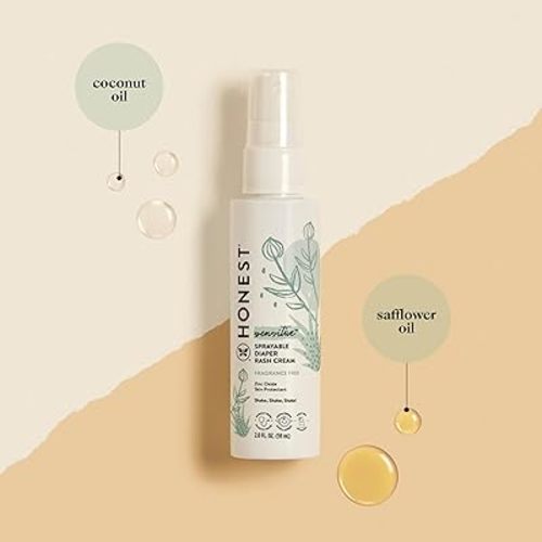 The Honest Company Baby Diaper Rash Cream Spray - 2 fl oz