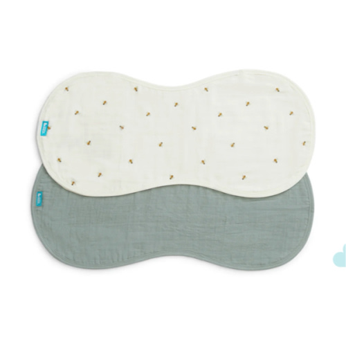 Burp Cloth 2 Pack Cotton Cream Bees – Love to Dream AU
