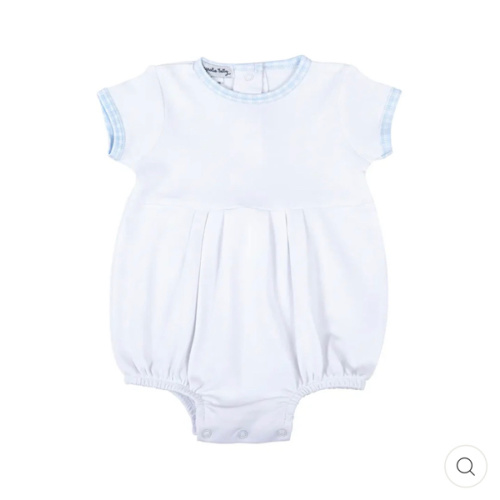 New Beginnings Blue Short Sleeve Bubble – VACE