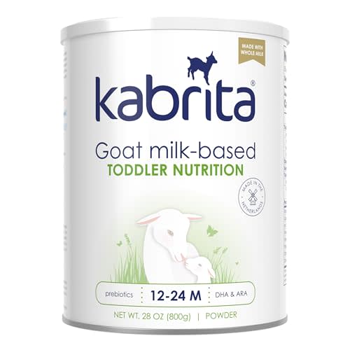 Kabrita Goat Milk-Based Toddler Nutrition Drink, 12–24 Months, Gentle & Easy to Digest, Clean Label Project Certified, Supports Gut Health, Immunity & Brain Development 28oz