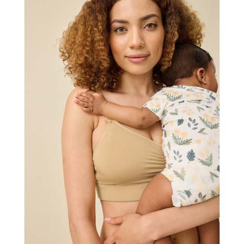 Storq Comfort Zone Nursing Bra Wireless For Pregnancy & Breastfeeding | Toffee – Kindred Bravely