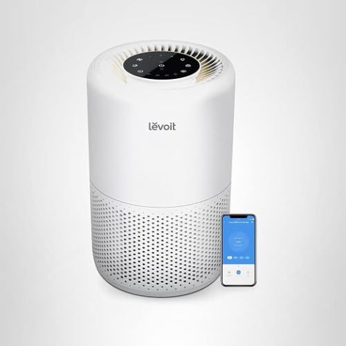 Levoit Air Purifier for Home Pets Bedroom Dorm Room, Smart & Voice Control