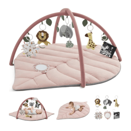 Blissful Diary Baby Play Gym & Activity Mat , Oversize Leaf Shaped