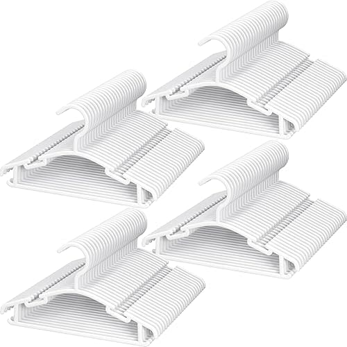 GoodtoU Baby Hangers 100Pack Kids Plastic Baby Clothes Hangers for Closet Small Children Infant Toddler Child
