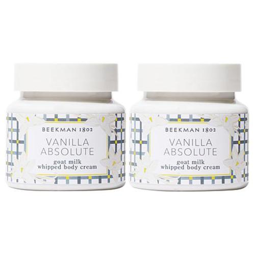 Beekman 1802 Vanilla Absolute Whipped Body Cream Duo | HSN