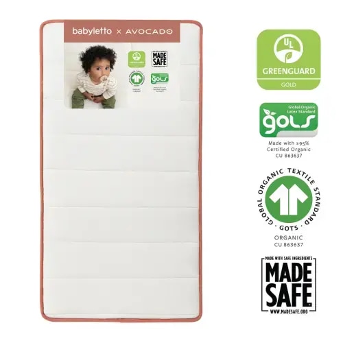 Babyletto babyletto x Avocado Dual-stage, Organic & Non-Toxic Crib Mattress