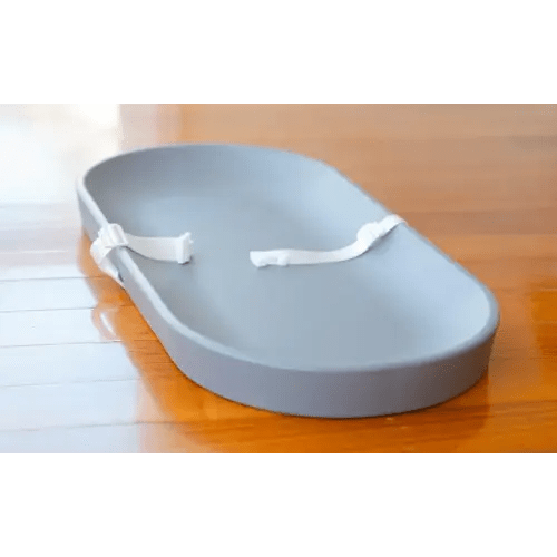 Baby Groove Aus - Premium Portable Changing Pad - Waterproof, Grey, Soft and Breathable, Non-Slip, Easy-to-Clean, Firm Padding, Diaper Changing Station, Newborns to Toddlers