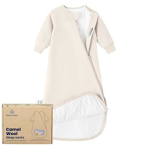 Unisex Sleeping Bag for Babies and Toddlers 1.0 Tog Sleep Sack 6-18 Months, Newborn Sleep Sack, Wearable Blanket Baby, One Piece Long Sleeves, Gifts for Baby