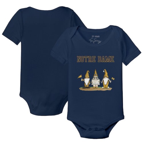 Infant Tiny Turnip Navy Notre Dame Fighting Irish Gnomes Bodysuit
