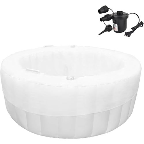 Birth Pool in Creamy Marshmallow with Birth Pool Liner Set, Premium Birth Tub, Birthing Pool for Home Birth, Home Birth Tub, Birthing Tub Quick Inflation and Convenient