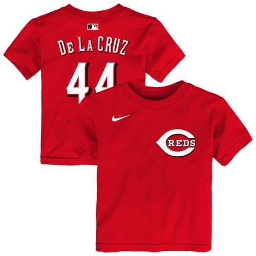 Elly De La Cruz Cincinnati Reds Nike Infant Name & Number T-Shirt - Red