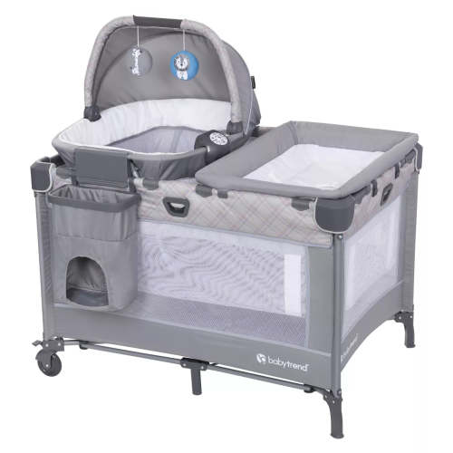 Lullaby Nursery Suite EZ-Fold Playard - Madrid Plaid