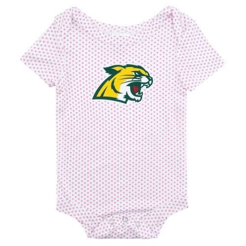 Youth MiniU PNK Northern Michigan Wildcats Primary Mark NB Onesie