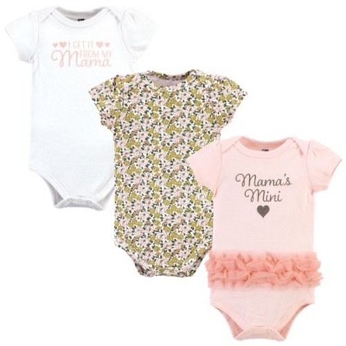 Hudson Baby Infant Girl Cotton Bodysuits, Mamas Mini Tutu, 0-3 Months