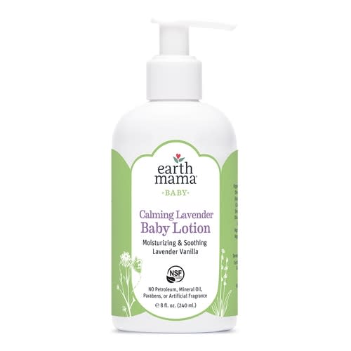 Calming Lavender Baby Lotion - Safe Organic Baby Lotion