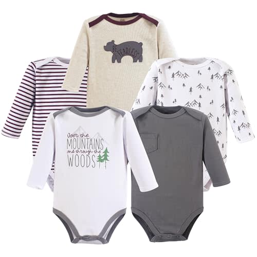 Luvable Friends Hudson Baby Bodysuits 5pk