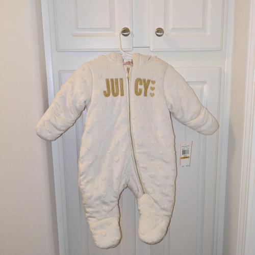 Juicy Couture Baby Girls' Heart-Embossed Sherpa...