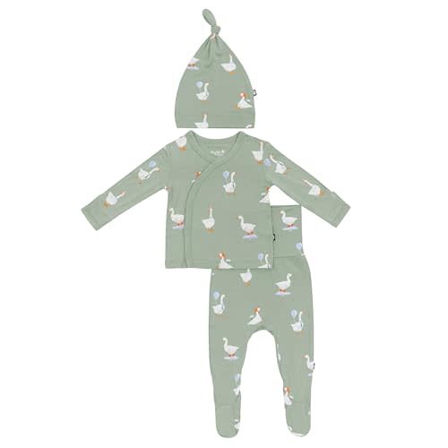 KYTE BABY Take Me Home Set With Cap For Babies, Cozy and Ultra Soft Rayon Made From Bamboo, Newborn Going Home Outfit