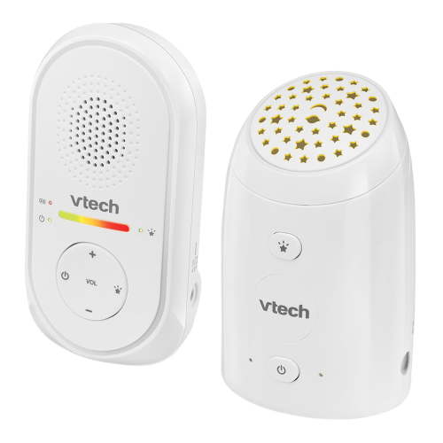 VTech DECT 6.0 Digital Audio Baby Monitor with Glow-on-Ceiling Night-Light, 1 Parent Unit, 5-Level Sound Indicator, up to 1,000-Ft. Range