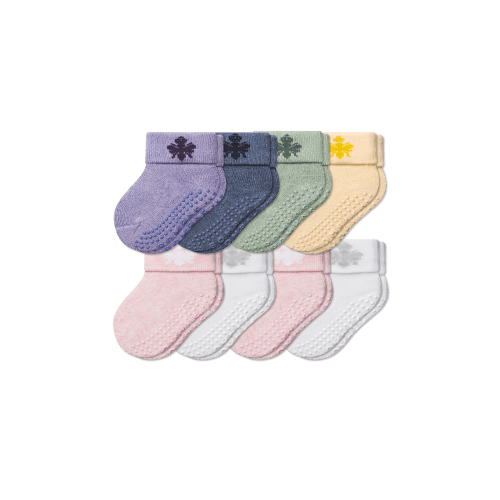 Baby Gripper Sock 8-Pack (6-12 Months)