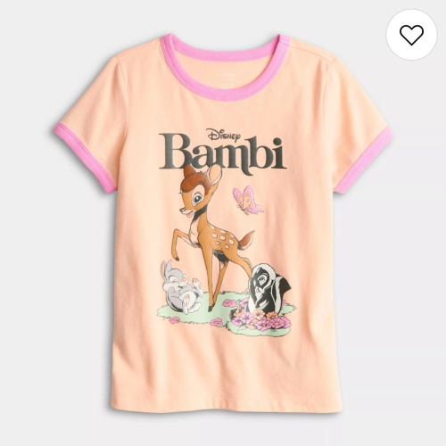 Baby & Toddler Girl Jumping Beans® Disney's Bambi Ringer Graphic Tee
