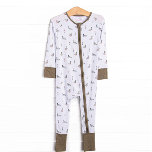 Migrating Mallard Bamboo Zippy Pajama, Green – Stitchy Fish