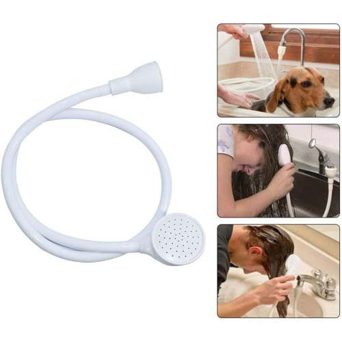PULMCheerger, Sink Spray Hose, 44", Portable Faucet Sprayer, White