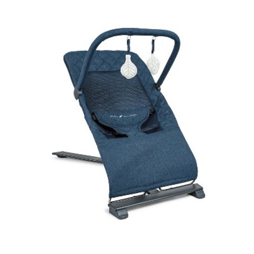 Baby Delight Alpine Deluxe Portable Bouncer, Color: Quilted Indigo