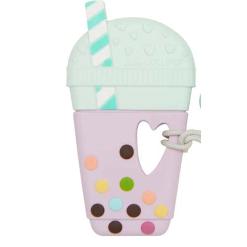 Silicone Teether Taro Bubble Tea