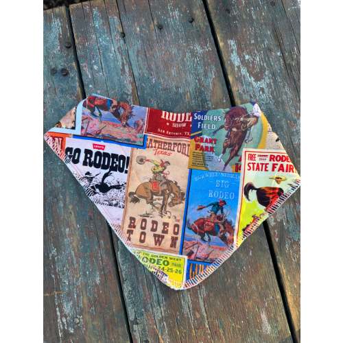 Rodeo baby drool bandanna