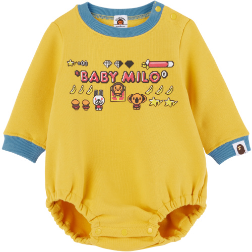 Baby Yellow Baby Milo Game Graphic Bodysuit