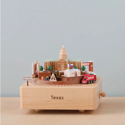 Texas Wooden Music Box– Odin Parker