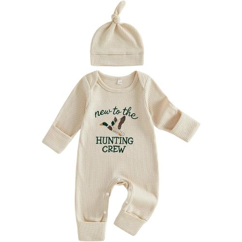 Newborn Baby Boy Fall Outfit Romper Jumpsuit Bodysuit Infant Clothes