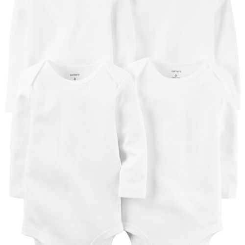 Baby 4-Pack Long-Sleeve Original Bodysuits | Carter’s Oshkosh Canada