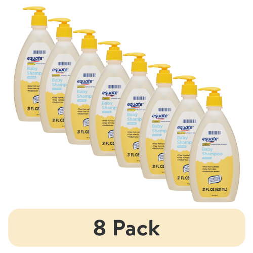 (8 pack) Equate Tear-Free Baby Shampoo, 21 fl oz