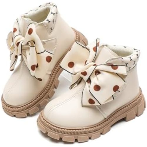 Kids Boots Girls Boys Shoes Side Zipper Cute Ankle Boot(Toddler/Little Kid)