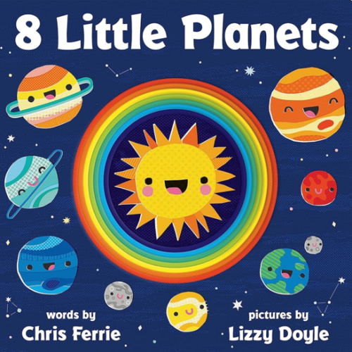 8 Little Planets: A Solar System Book for Kids with Unique Planet Cutouts