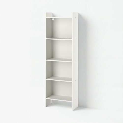 BAGGEBO Bookcase - white 19 5/8x9 7/8x63 "