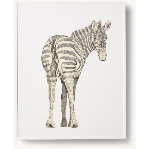 Wood Block Safari Animal - Zebra | RH Baby & Child