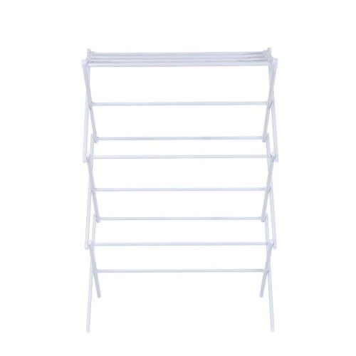 Foldable Portable Laundry Rack for Air Drying Clothing, Indoor Outdoor Use - 14.5" D x 29.5" W x 41.8" H, White