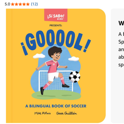 ¡GOOOOL!: A Soccer Book for Kids (Spanish and English) (Si Sabo Kids)